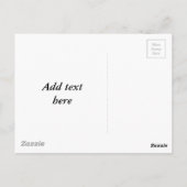 Geschenke für schwarze und weiße Kuh Postkarte (Rückseite)