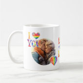 Geschenke für schwule Trans LGBTQIA Paare Personal Kaffeetasse (Links)