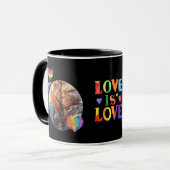 Geschenke für schwule Trans LGBTQIA Paare Personal Tasse (Vorderseite Links)