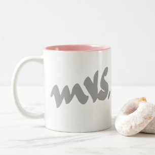 Geschenke für sie zum Muttertag Schwarz Weiß Rosa Zweifarbige Tasse