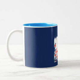 Geschenke für skandinavische und finnische Volksku Zweifarbige Tasse