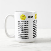Geschenke für Softball-Trainer oder Softball-Manns Kaffeetasse (Links)