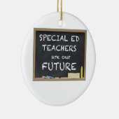 GESCHENKE FÜR SPEZIELLE ED-LEHRER KERAMIK ORNAMENT (Rechts)