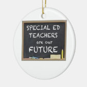 GESCHENKE FÜR SPEZIELLE ED-LEHRER KERAMIK ORNAMENT (Links)