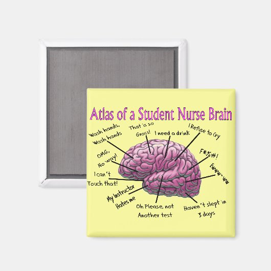 Geschenke für Studenten Magnet (Vorderseite/Rückseite)