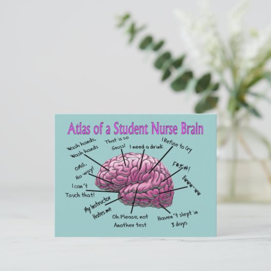 Geschenke für Studierende Postkarte (Stehend Vorderseite)