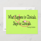 Geschenke für Studierende Postkarte (Vorne/Hinten)