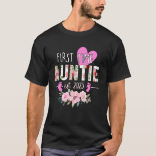Geschenke für Tante zum ersten Mal Tante Est 2025 T-Shirt