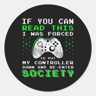 Geschenke für Teenager - Wenn Sie dieses Video les Runder Aufkleber