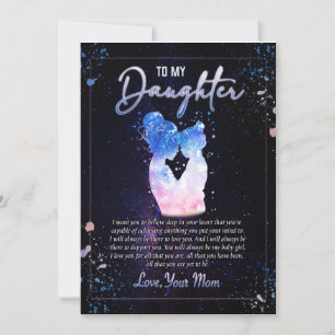 Geschenke für Töchter   Brief an meine Tochter von Einladung