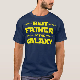 Geschenke für Vater Bester Vater in der Galaxie T-Shirt
