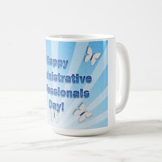 Geschenke für Verwaltungspersonal Kaffeetasse (VorderseiteRechts)