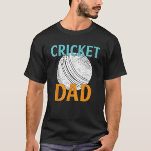 Geschenke für Vintage-Cricketspieler-Väter Lustige T-Shirt