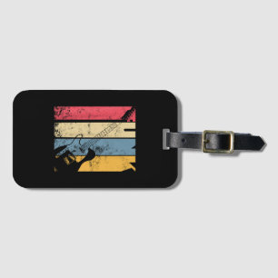 Geschenke für Vintage-Elektrogitarre Funk-Musiklie Gepäckanhänger