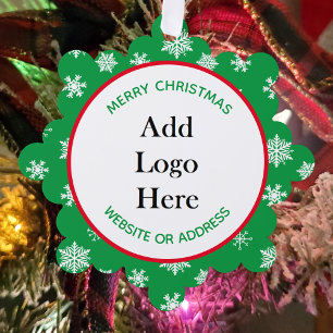 Geschenke für Weihnachts-Business-Kunden Ornament Karte