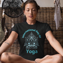 Geschenke für Yoga-Liebhaber, Internationaler Tag T-Shirt