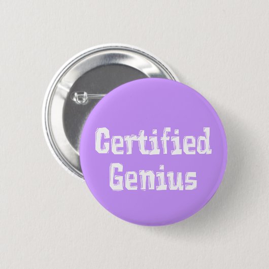 Geschenke für zertifizierte Genius Button (Vorne & Hinten)