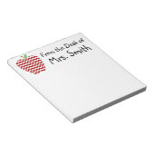 Geschenke für Zickzack Apple-Lehrer Notizblock (angewinkelt)