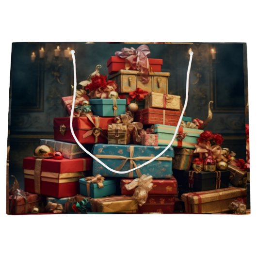 Geschenke Galore Weihnachtsgeschenktasche Große Geschenktüte (Vorderseite)