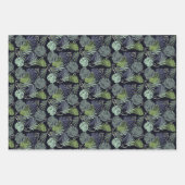 Geschenke geben Pflanze Muster Abbildung Geschenkpapier Set (Vorderseite 2)