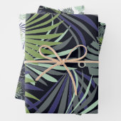 Geschenke geben Pflanze Muster Abbildung Geschenkpapier Set (Beispiel)