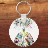 Geschenke Herz und Lungen Schlüsselanhänger (Vorderseite)