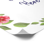 Geschenke hier Unterschreiben Poster (Ecke)