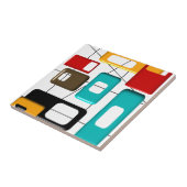 Geschenke im geometrischen Design des Mitteljahrhu Fliese (Seite)