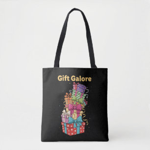 Geschenke im Überfluss Lustiger Cartoon-Haufen G Tasche