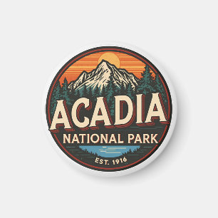 Geschenke im Vintage-Stil aus dem Acadia National Magnet