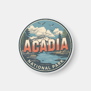 Geschenke im Vintage-Stil aus dem Acadia National Magnet
