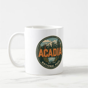 Geschenke im Vintage-Stil aus dem Acadia-Nationalp Kaffeetasse