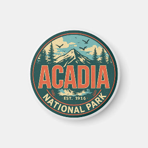 Geschenke im Vintage-Stil aus dem Acadia-Nationalp Magnet
