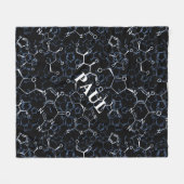 Geschenke in der chemischen Formel Fleecedecke (Vorderseite (Horizontal))