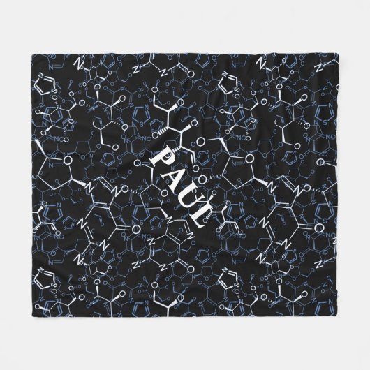 Geschenke in der chemischen Formel Fleecedecke (Vorderseite (Horizontal))