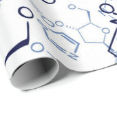 Geschenke in der chemischen Formel Geschenkpapier (Rolleneckpunkt)