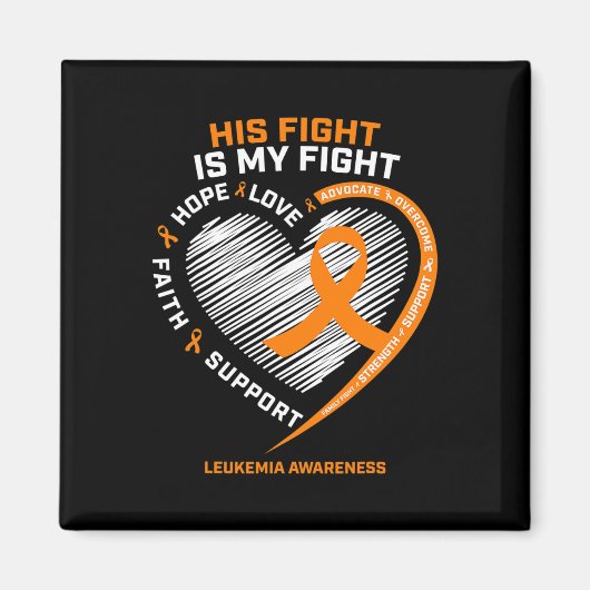Geschenke kämpfen Leukämie Bewusstsein Männer Leuk Magnet (Vorne)