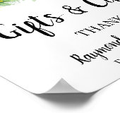 Geschenke & Karten Brautparty Hochzeit Sonnenblume Poster (Ecke)