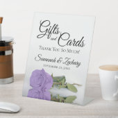 Geschenke & Karten Lavender Lila Rose Vielen Dank Sockelschild (In SItu)