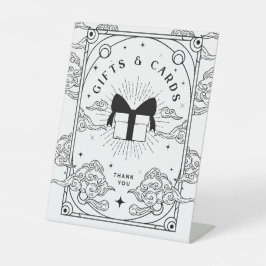 Geschenke & Karten Schwarz & Weiß Tarot Babydusche Sockelschild