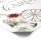 Geschenke & Karten Wilder Western Blumenknecht Poster (Ecke)