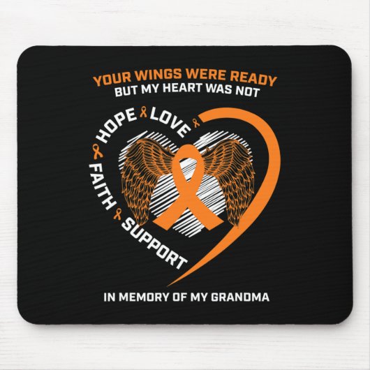 Geschenke Kinder Frauen Erinnerung an meine Oma Le Mousepad (Vorne)