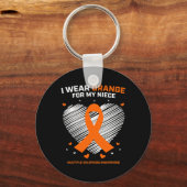 Geschenke Kleidung Nichte Multiple Sklerose Aw Schlüsselanhänger (Vorderseite)