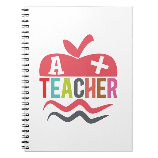 Geschenke Lehrer | A Plus Teacher Notizblock (Vorderseite)