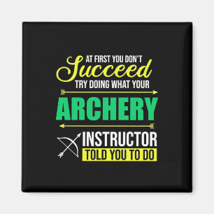 Geschenke Lehrer Archery Instructor Coach Magnet