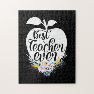 Geschenke Lehrer Beste Lehrerblume überhaupt Puzzle