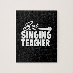 Geschenke Lehrer Bester Gesangslehrer Puzzle