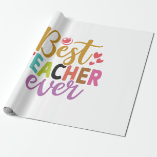 Geschenke Lehrer Bester Lehrer je Geschenkpapier