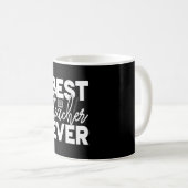 Geschenke Lehrer | Bester Lehrer je Kaffeetasse (VorderseiteRechts)