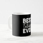 Geschenke Lehrer | Bester Lehrer je Kaffeetasse (Vorderseite Links)